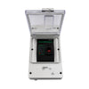 High angle view of the ZJBeny 125A DC circuit breaker with the enclosure lid fully open