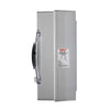 Side view of the ZJBeny DC circuit breaker enclosure showing the technical specification and compliance label