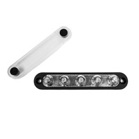 Exotronic 150A Black 5-Stud Busbar with Cover