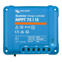 Victron 12/24V 15A BlueSolar MPPT 75/15 Non-Bluetooth Solar Charge Controller