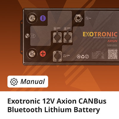 Exotronic 12V Axion CANBus Lithium Battery