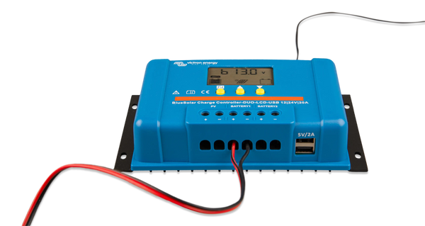 Victron 12/24V 20A BlueSolar PWM-LCD&USB (DUO Dual Battery) Solar Charge Controller