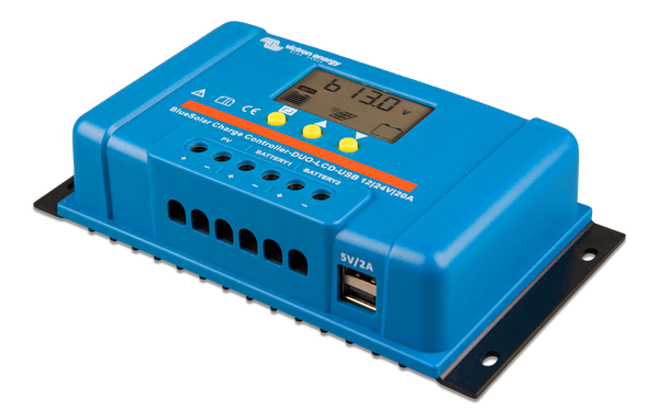 Victron 12/24V 20A BlueSolar PWM-LCD&USB (DUO Dual Battery) Solar Charge Controller