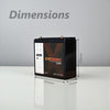 Dimension diagram showing 181mm length, 77mm width and 170mm height