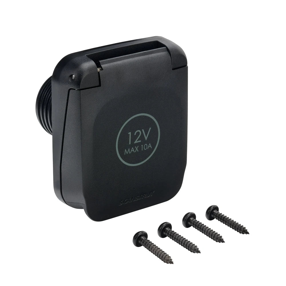 Scanstrut 12V power outlet with four included mounting screws