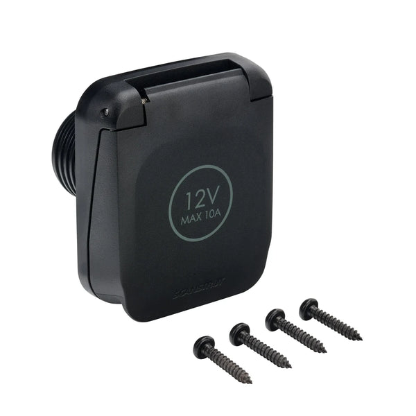 Scanstrut 12V power outlet with four included mounting screws