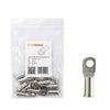 10 pack of 16mm² tinned copper bellmouth lugs with M6 stud hole and one loose lug