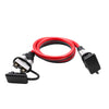 1m 8AWG 50A Anderson style extension lead with protective dust caps
