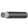 Cutaway view of 2 B&S 32mm² black marine cable showing stranded tinned copper conductor
