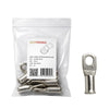 10 pack of 35mm² tinned copper bellmouth lugs with M10 stud hole and one loose lug
