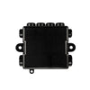 Top-down view of black protective cover for fuse holder