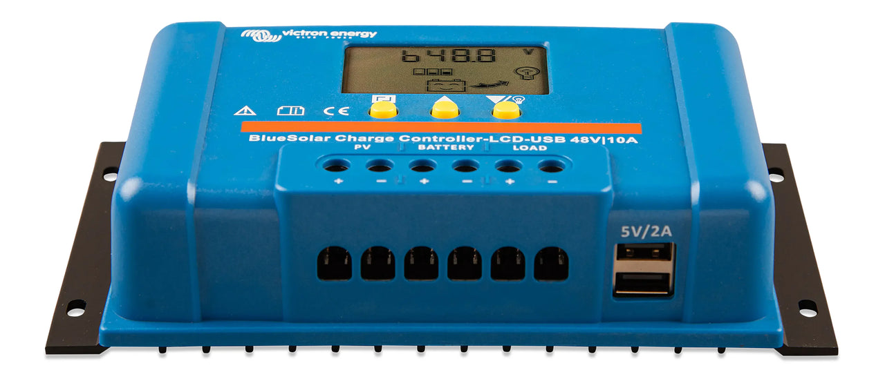 Victron 48V 10A BlueSolar PWM-LCD&USB Solar Charge Controller