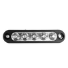 Top-down view of black 150A busbar featuring five silver M6 terminal studs