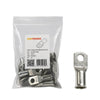 10 pack of 50mm² tinned copper bellmouth lugs with M8 stud hole and one loose lug