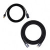 Two coiled 5m extension cables, one HDMI and one USB, with black braided sleeving