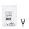 10 pack of 6mm² tinned copper bellmouth lugs with M8 stud hole and one loose lug