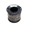 100m roll of 8B&S black single core automotive cable on a black plastic reel wrapped in clear film