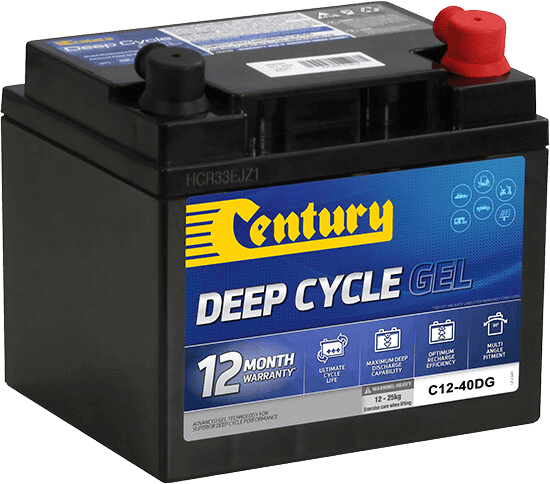 Century 12V 37Ah GEL Deep Cycle Battery Main Image
