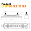 Exotronic 150A Red 2x M6 Stud Busbar with 5 Screws & Cover 5