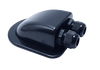 Exotronic 2 Gland Black Cable Entry Cover (Lightweight ABS) Main Image