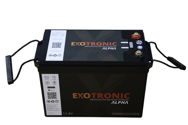 Exotronic 12V 340Ah Alpha IP67 Smart Bluetooth Lithium Battery