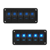 Exotronic 12/24V 5x LED Rocker Marine Switch Panel 1