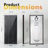 Exotronic 220W Fusion Fixed Solar Panel | Shade Resistant