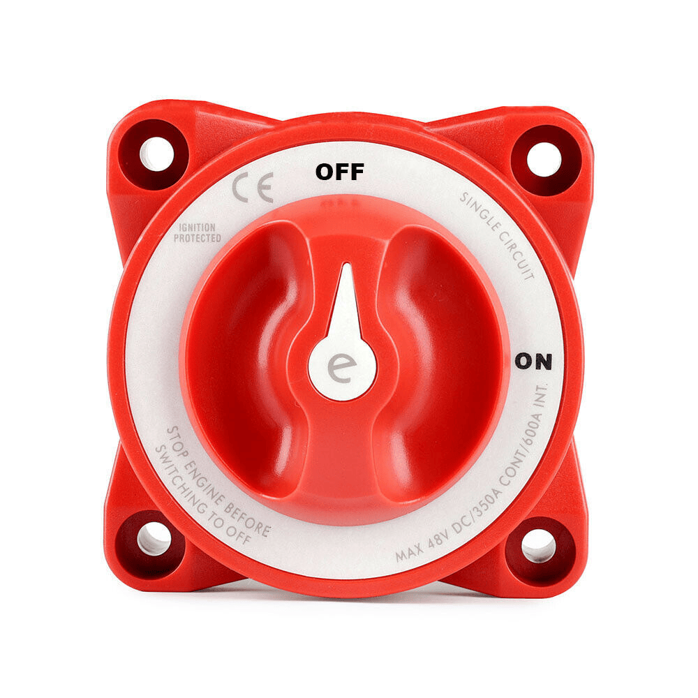 Exotronic 350A Red On-Off Battery Switch | Exo-Sw-350-Rd