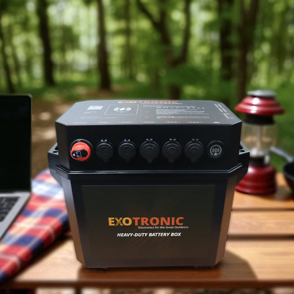 Exotronic 180Ah Pre-wired Orion XS + SmartSolar + SmartShunt Lithium Battery Box