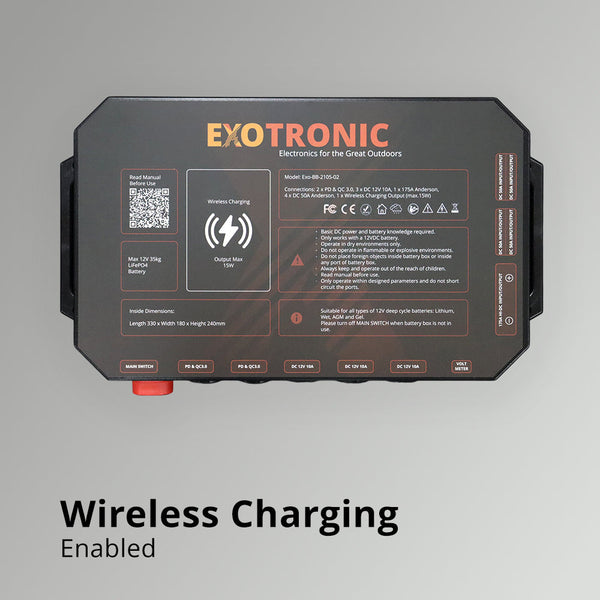 Exotronic Pre-wired Orion XS + SmartSolar + SmartShunt Lithium Battery Box