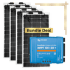 Sunman eArc 4x 100W Flexible Solar Panel & Victron SmartSolar MPPT 100/30 KIT Main Image