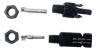 Stäubli Bulkhead (Panel Mount) MC4 Connector Pair 1