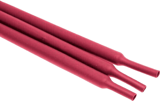 Hellermann Tyton Red 12-4mm 3:1 Glue-Lined Heat Shrink, 1.2m (Suits 6B&S) Main Image
