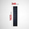 Sunman eArc 9V 85W Flexible Solar Panel - Junction Box Underneath - Free VGK