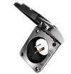 Transco 15A Black Caravan Power Inlet Main Image
