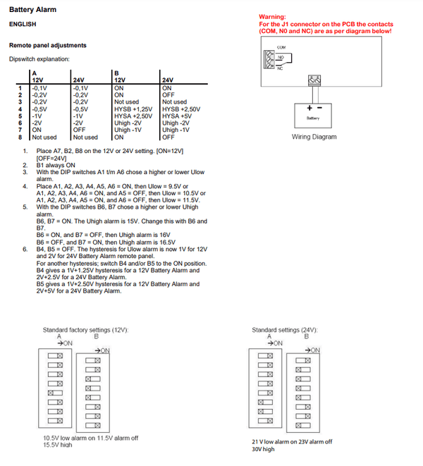 Victron Battery Alarm GX Retail 3