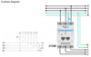 Victron Energy Meter EM540 - 3 phase - max 65A/phase1