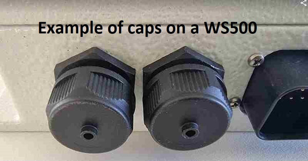 Wakespeed WS500 Waterproof RJ45 Cover Caps (pair) for CAN bus connectors 1