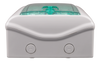 Side view of the anti-islanding box illustrating the 105mm depth profile