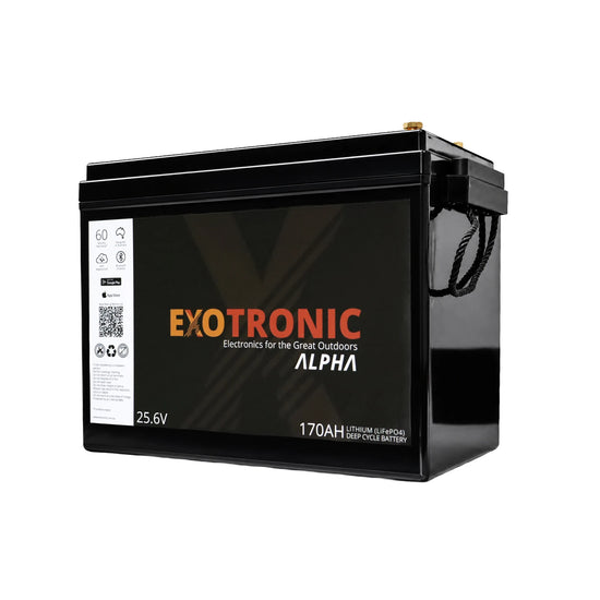 Exotronic 24V 170Ah Alpha IP67 Smart Bluetooth Lithium Battery