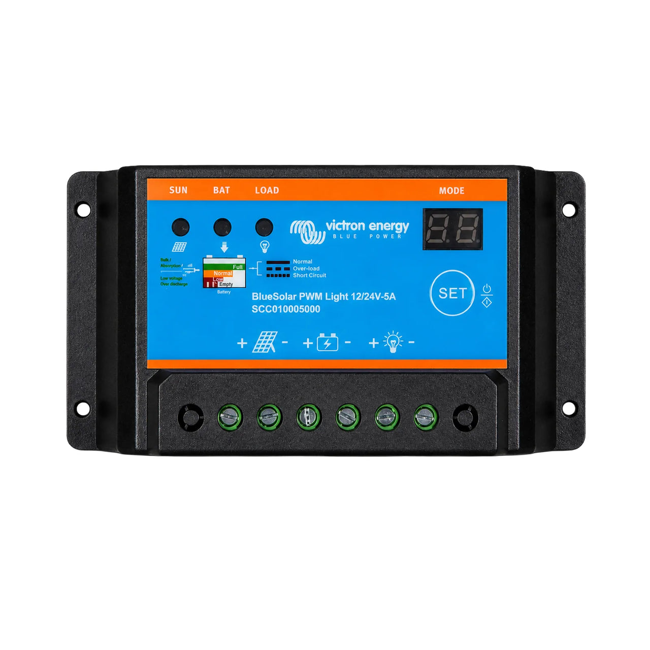 Victron 12/24V 5A BlueSolar PWM-Light Solar Charge Controller