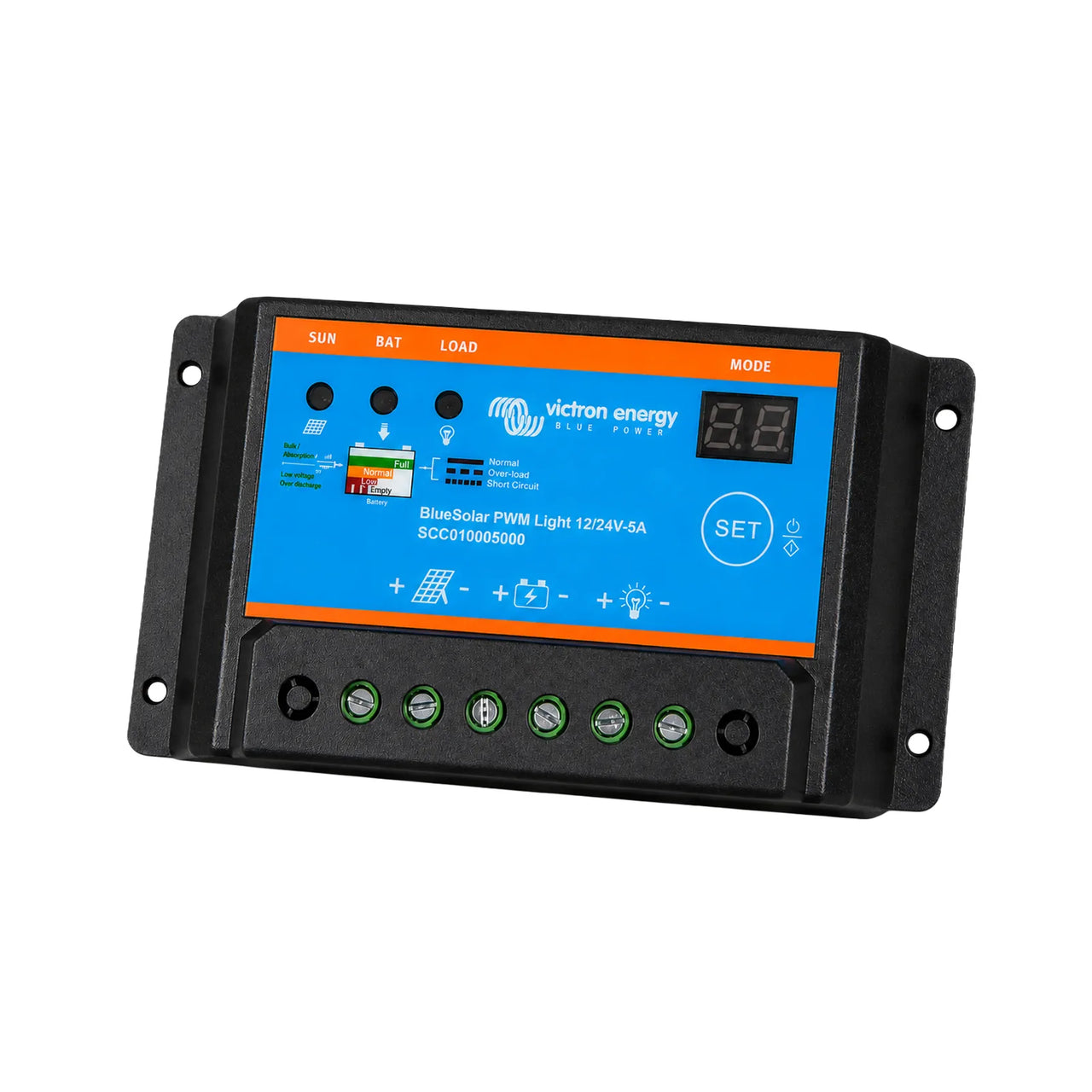 Victron 12/24V 5A BlueSolar PWM-Light Solar Charge Controller