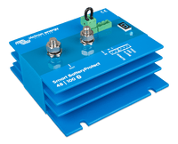 Top-left angled view of 48V 100A Bluetooth battery protection device