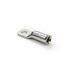 Close-up of the flared bellmouth barrel on a 25mm² copper cable lug