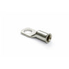 Close-up of the flared bellmouth barrel on a 50mm² copper cable lug