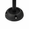 Black vertical cable seal with cable passing through a secure waterproof housing