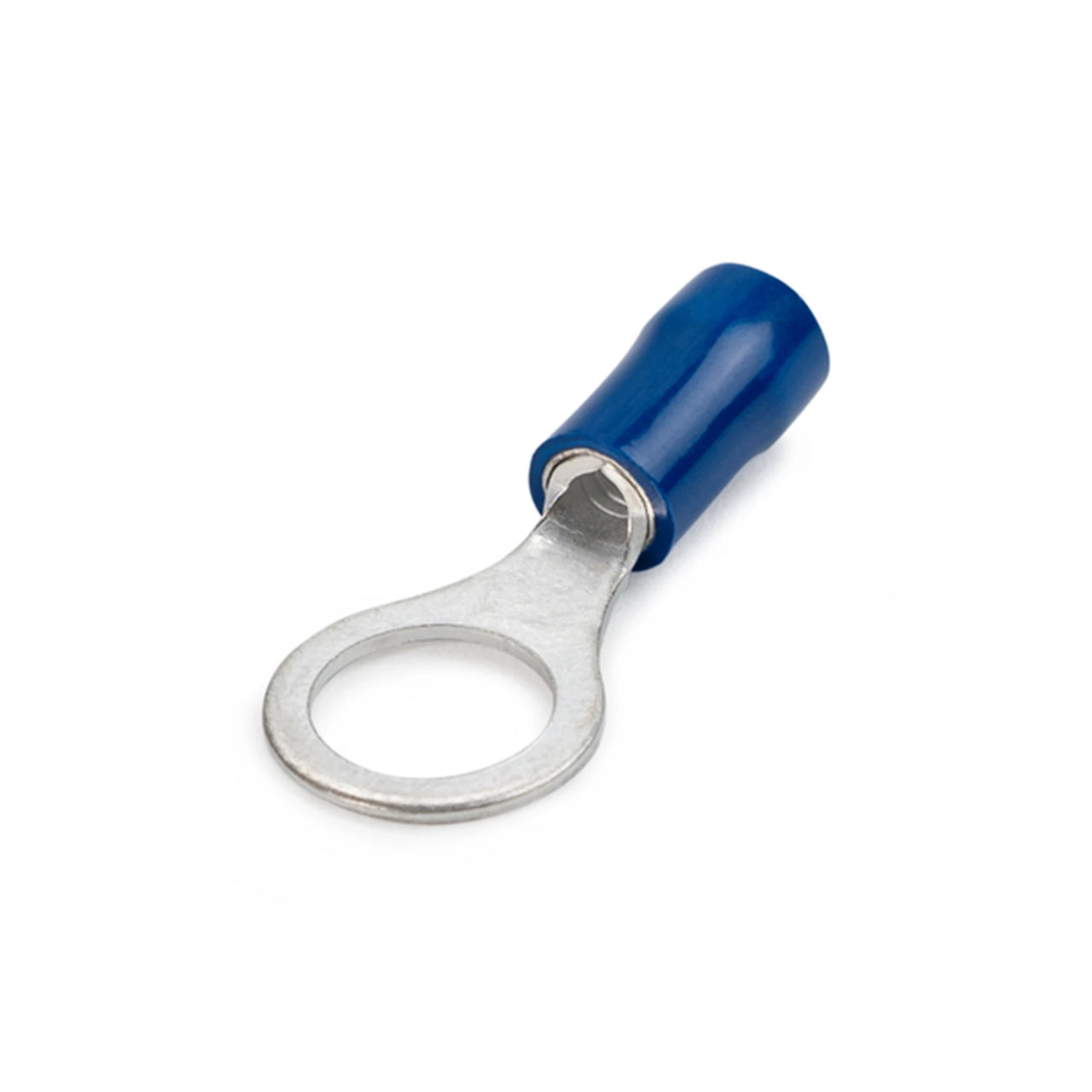 Blue pre-insulated M5 ring terminal for 1.5-2.5mm² wire