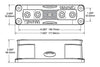 Technical drawing of ANL fuse holder showing length 177.8mm, width 50.8mm and height 58.42mm