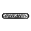 Top-down view of 300A busbar terminals and mounting holes