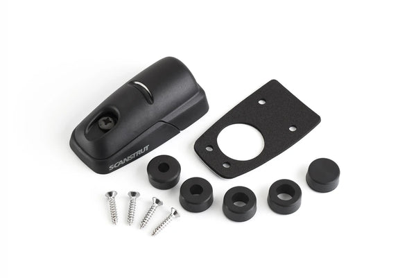 Scanstrut cable seal kit showing shell, base gasket, screws and internal bungs
